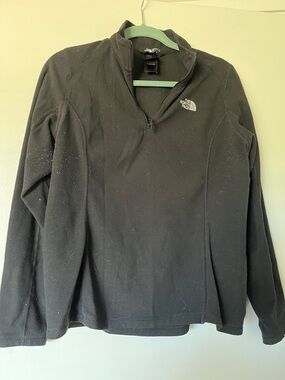The North Face Black Half-Zip Fleece Top